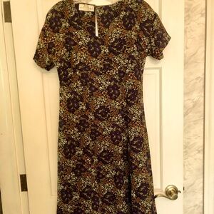 Vintage 90s Boho floral maxi dress